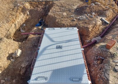 Arqueta en PRFV para cabezal de riego