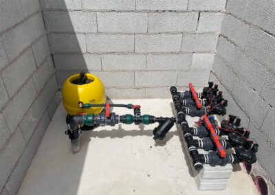 Cabezal de riego con sistema de abonado